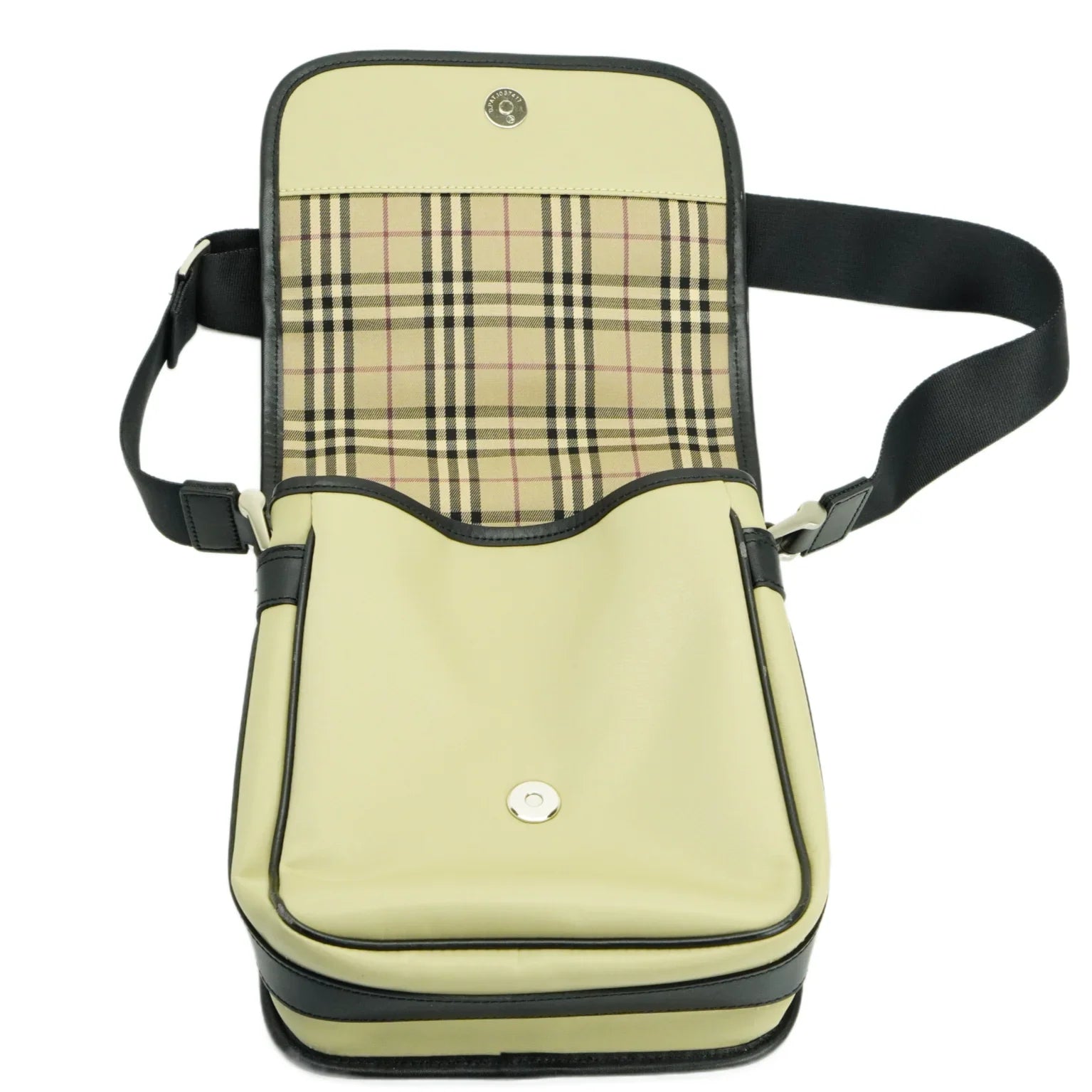 Burberry Nylon Fabric Crossbody Bag Olive