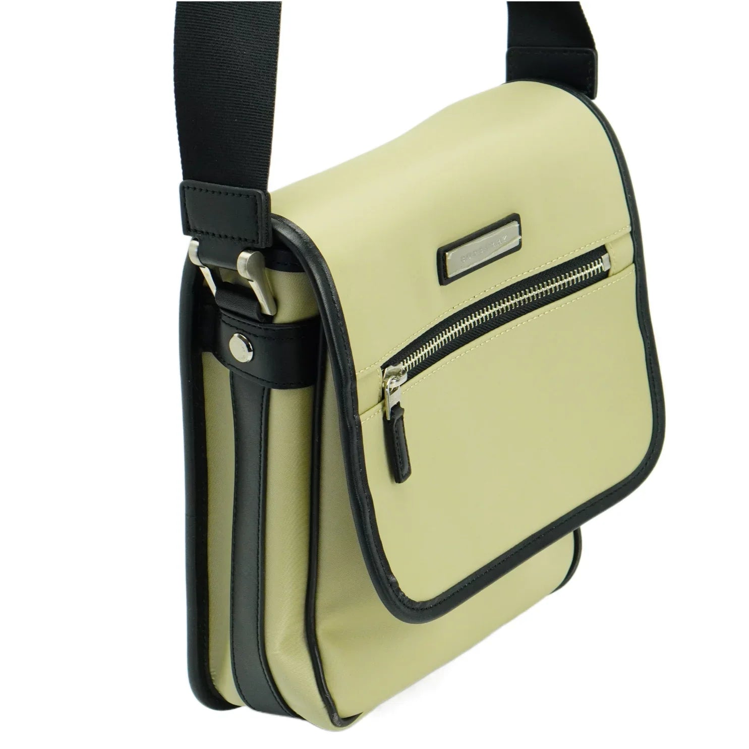 Burberry Nylon Fabric Crossbody Bag Olive