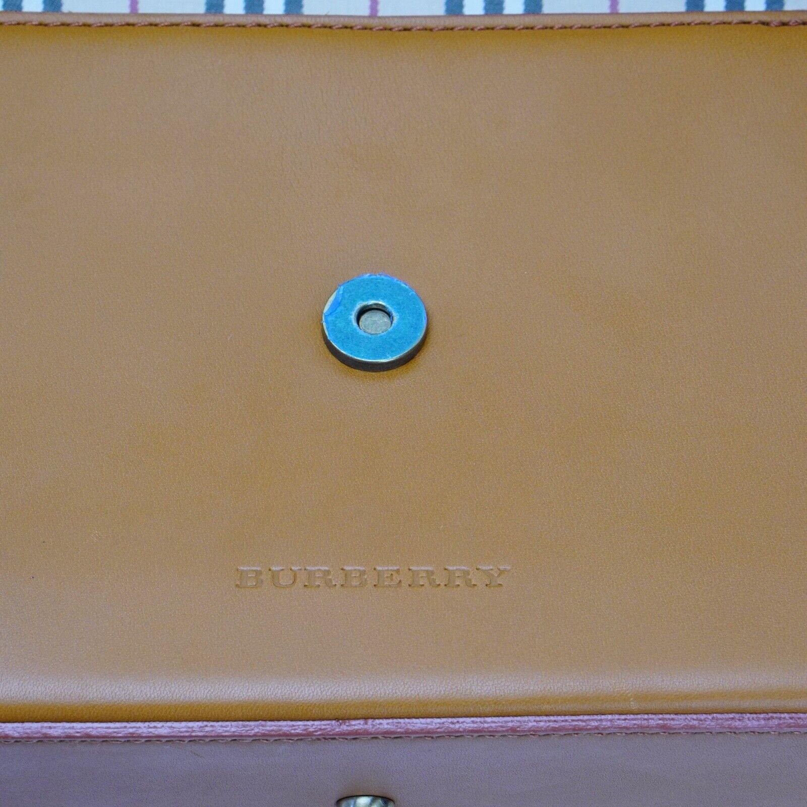 Burberry Leather Shoulder Bag Brown