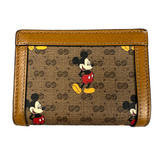 Gucci X Disney Collaboration Mickey GG Folio Fold Wallet