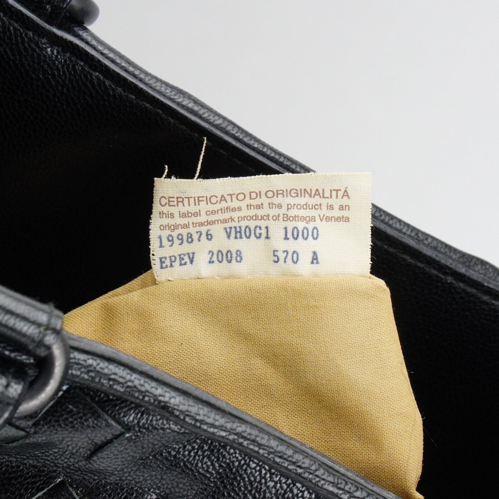 Bottega Veneta Intrecciato Tote Bag Black