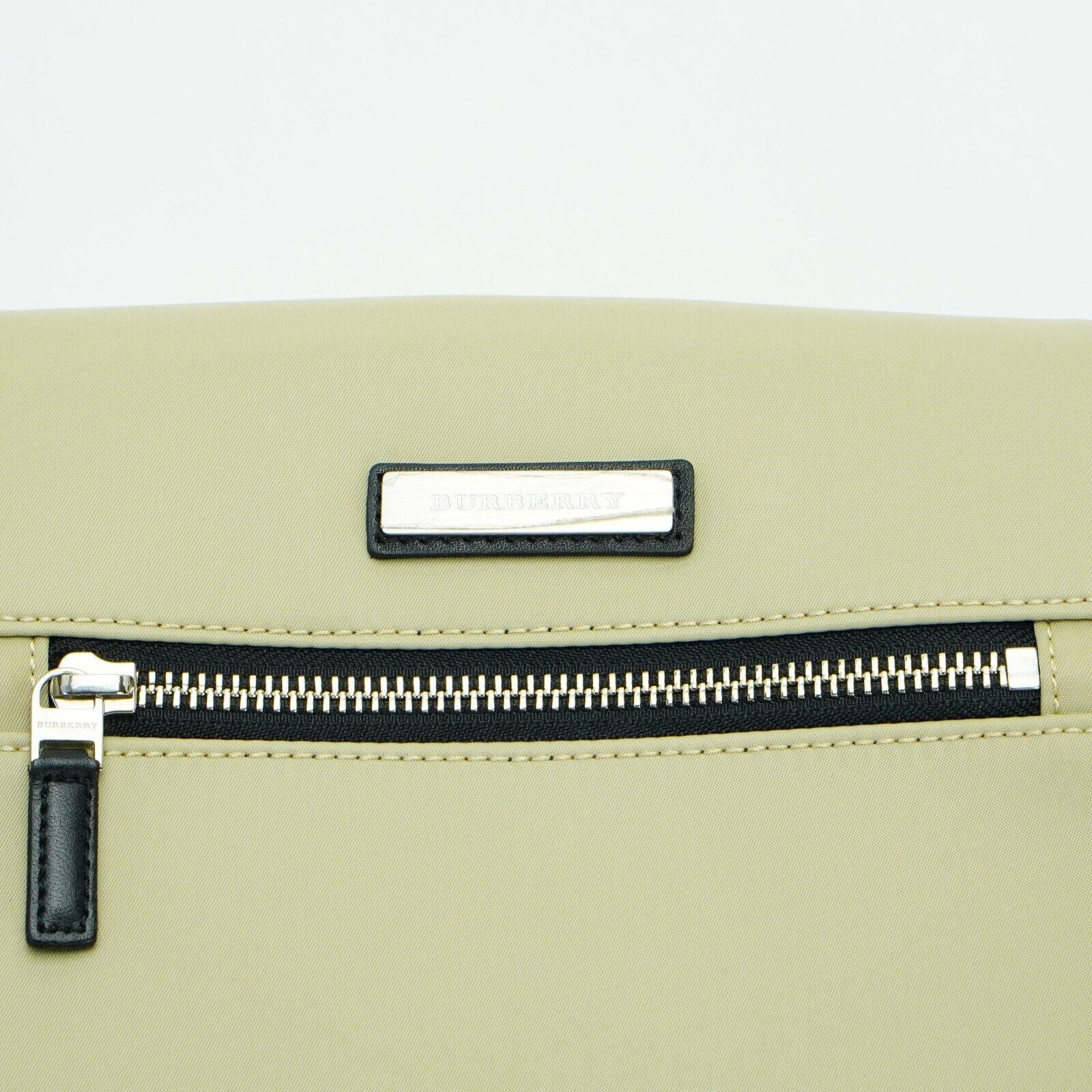 Burberry Nylon Fabric Crossbody Bag Olive